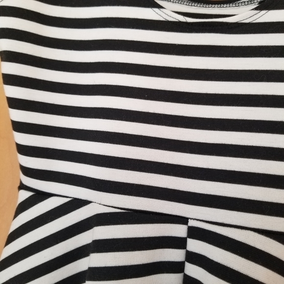 Urban Outfitters Sparkle & Fade Striped Skater Dress - Picture 3 of 4